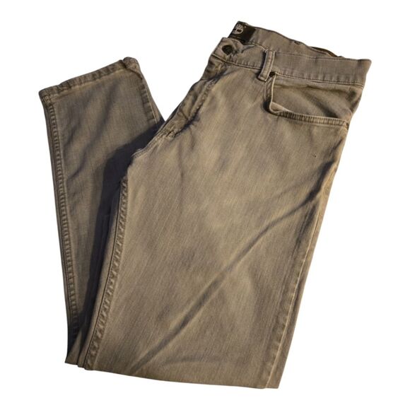 Timberland Gray Charcoal Wash Stretch Denim 36x30 Straight Jeans Mens - Picture 1 of 7